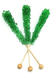 Green Rock Candy On A Stick Twin Pack 6 count