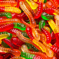 Albanese Mini Gummy Worms 20lb CASE Assorted Flavors