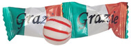 Grazie Wrapped Peppermints 100 Count-Italian Favors, Candy Buffets Italian Flag Themed Events