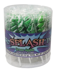 Green Apple Color Splash Pops 30ct TUB