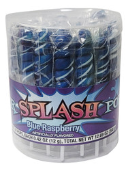 Royal Blue Blue Raspberry Color Splash Pops 30ct TUB