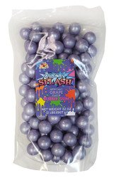 Pearl Purple Grape 1 Inch Color Splash Gumballs 2 Pound Bag