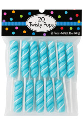 Blue 20CT TWISTY POP BAG