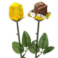 GOLD Milk Chocolate Rose Single Unit