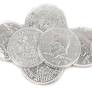 Silver Chocolate Coins 1 LB (75CT)