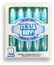 Albert's Chocolate Cigars It's A BOY 10ct  BLUE