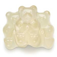 Albanese Pineapple Clear Gummy Bears 2.5lb BAG