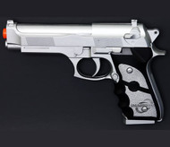 UKArms Silver M9 Beretta Spring Airsoft Pistol Gun