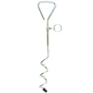 JMK-IIT 16" Chrome Plated Dog Tie-Out Stake
