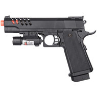 UKArms M1911 Tactical Spring Airsoft Pistol Gun With Laser