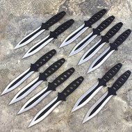 Defender 12 Piece Throwing Knives Set With Carry Case