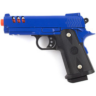 Matrix Compact M1911 Blue Metal Spring Airsoft Pistol Gun