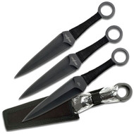 3 Piece Perfect Point 12" Throwing Knives Set