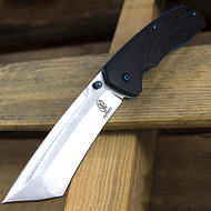 Buckshot 8.75" Tanto Spring Assisted Folding Pocket Knife With Wood Handle
