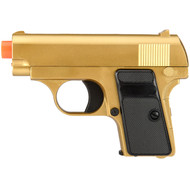 UKArms Gold Metal Compact Spring Airsoft Pistol Gun