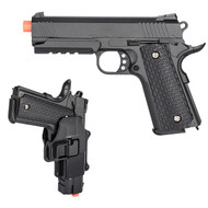 UKArms M1911 Metal Spring Airsoft PIstol With Holster