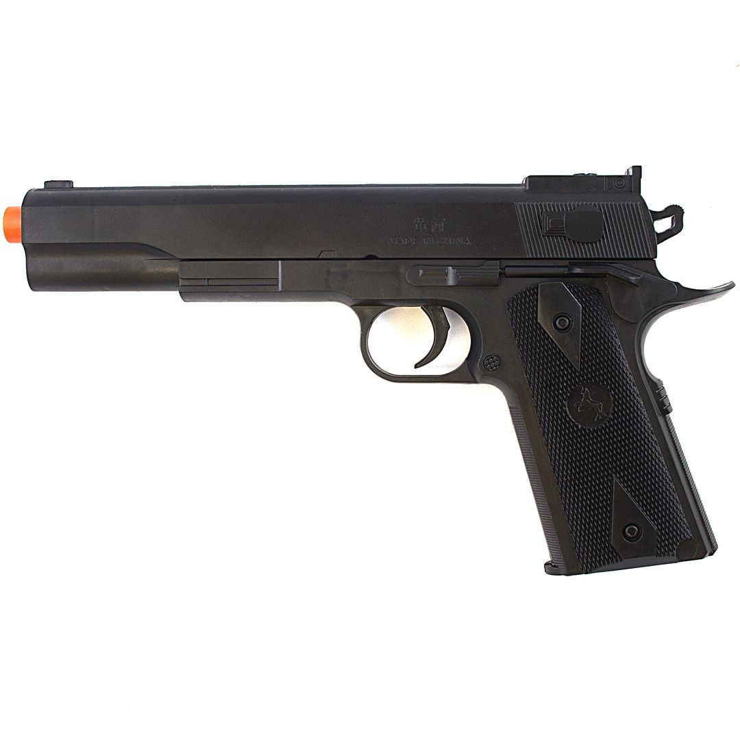 230 FPS LARGE EXTENDED M1911 SPRING AIRSOFT PISTOL HAND GUN 6mm