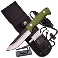 Elk Ridge Full Tang Survival Knife With Survival Kit