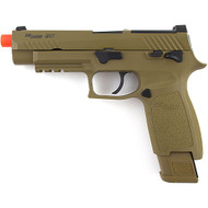 Sig Sauer ProFroce P320 M17 Licensed CO2 Gas Blowback Airsoft Pistol Gun Coyote Tan
