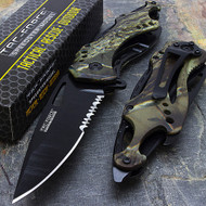 Tac Force TF-705GC 8" Camo Gentleman's Spring Assisted Folding Knife
