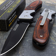 Tac Force TF-469 7" Wood Spring Assisted Folding Knife