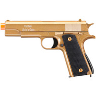 UKArms Compact M1911 Gold Spring Airsoft Pistol Gun