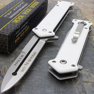 Tac Force TF-457S 7.5" Joker Spring Assisted Folding Knife Silver