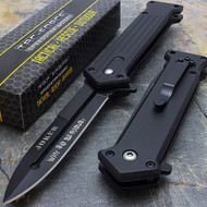 Tac Force TF-457B 7.5" Joker Spring Assisted Folding Knife Black
