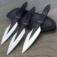 Perfect Point 3 Piece 5.5" Thunder Bolt Throwing Knives Set