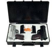 Cyma Dual Spring Airsoft Pistols With Gun Carrying Case