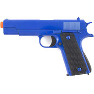 Matrix Compact M1911 Blue Spring Airsoft Pistol Gun