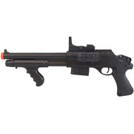 UKArms Compact Pump Action Spring Airsoft Shotgun With Red Dot Scope