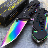 Tac Force TF-509 8" Rainbow Spring Assisted Folding Knife