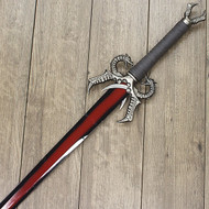 44" Twin Dragons Stainless Steel Fantasy Sword