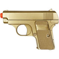 Lancer Tactical Gold Mini Spring Airsoft Pistol Gun