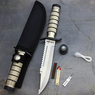 Survivor 9.5" Knife With Survival Kit