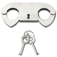 Professional Grade  Steel Thumb Cuffs With 2 Keys