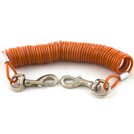 JMK-IIT 16' Coiled Dog Tie Out For 60 lb Dogs