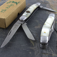 Elk Ridge 6.25" Stockman Folding Knife With Pearl Handle