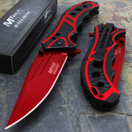 MTech USA MT-A907RD 8.25" Red Spring Assisted Folding Knife