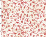 The Little Things - Lazy Daisy Twirl Natural Red by Robin Kingsley from Maywood Studio Fabric