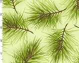 Poinsettia and Pine - Fresh Lt Green from Maywood Studio Fabric