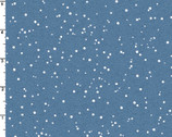 Christmas Joys FLANNEL - Snowfall Blue by Kris Lammers from Maywood Studio Fabric