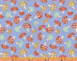 A Walk In The Woods - Mushroom Blue by Whistler Studios from Windham Fabrics
