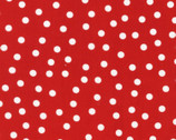 Remix SLICKER - Polka Dots Ruby Red from Robert Kaufman Fabric