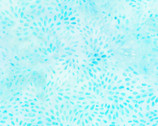 Artisan Batik Elementals Petals - Turquoise from Robert Kaufman Fabric