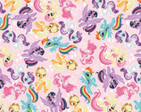 My Little Pony - Refresh Character Toss Pink from Camelot Fabric