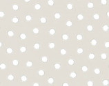 Guess How Much I Love You - Dots Gray from Clothworks Fabric