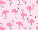 Nordic FLEECE Anti Pill Prints - Flamingo Pink from David Textiles Fabric