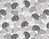 Midnight Pearl - Pearlescent Wild Flower White by Kanvas from Benartex Fabric